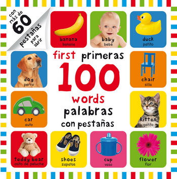 First/Primeras 100 words/palabras con pestañas